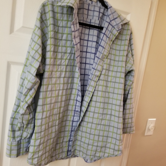 Mens size Large Reversible Dress Shirt - Picture 2 of 4